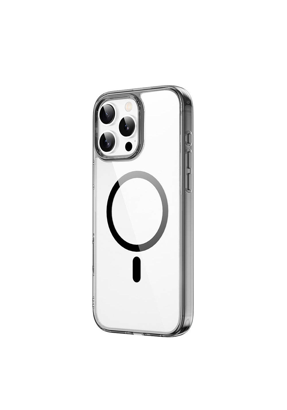 Apple iPhone 16 Pro Kılıf Wiwu MCC-101 iShield Pro Serisi Manyetik Şarj Uyumlu Crystal Sert PC Kapak