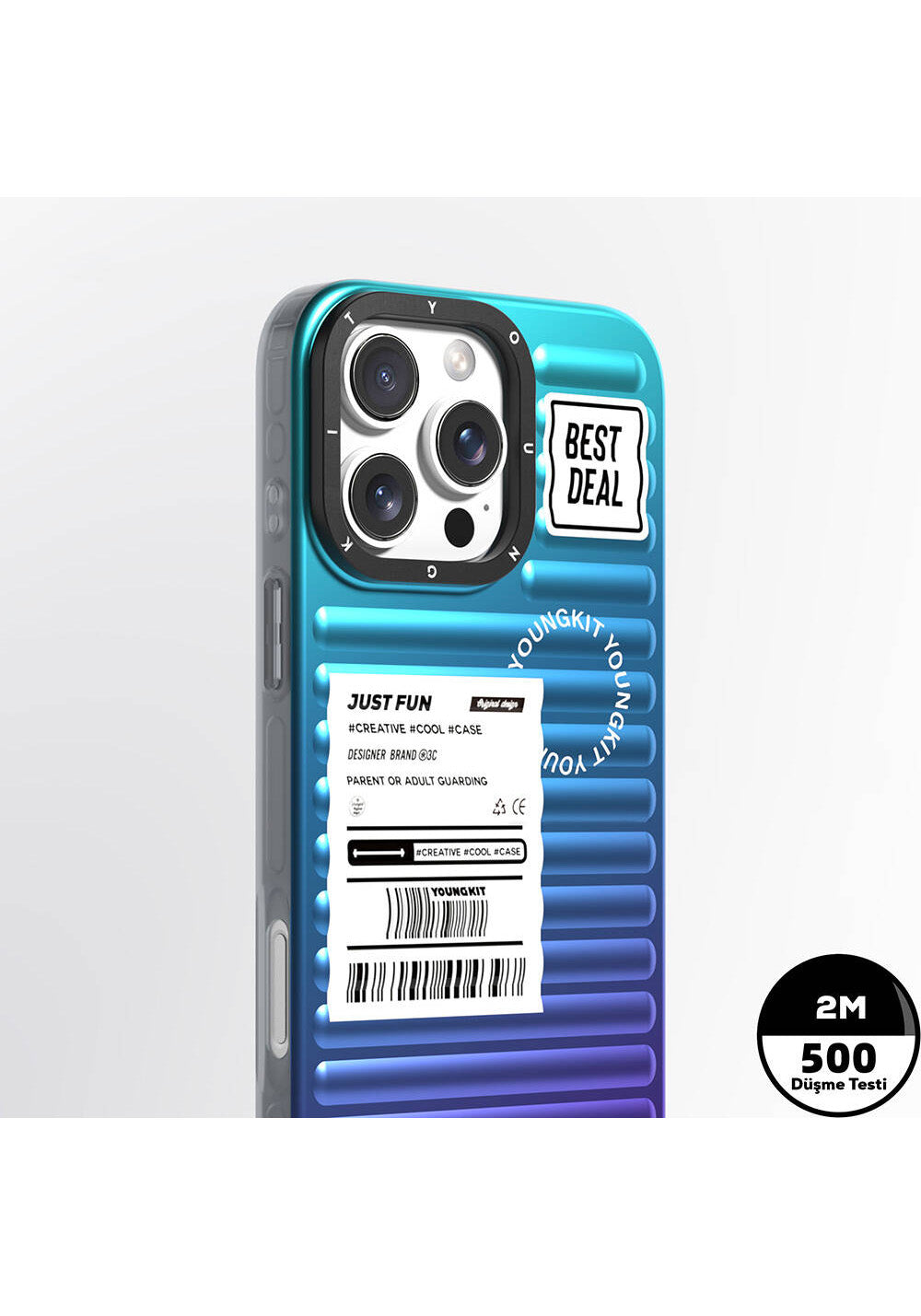 Apple iPhone 16 Pro Kılıf YoungKit The Secret Color Serisi Kapak