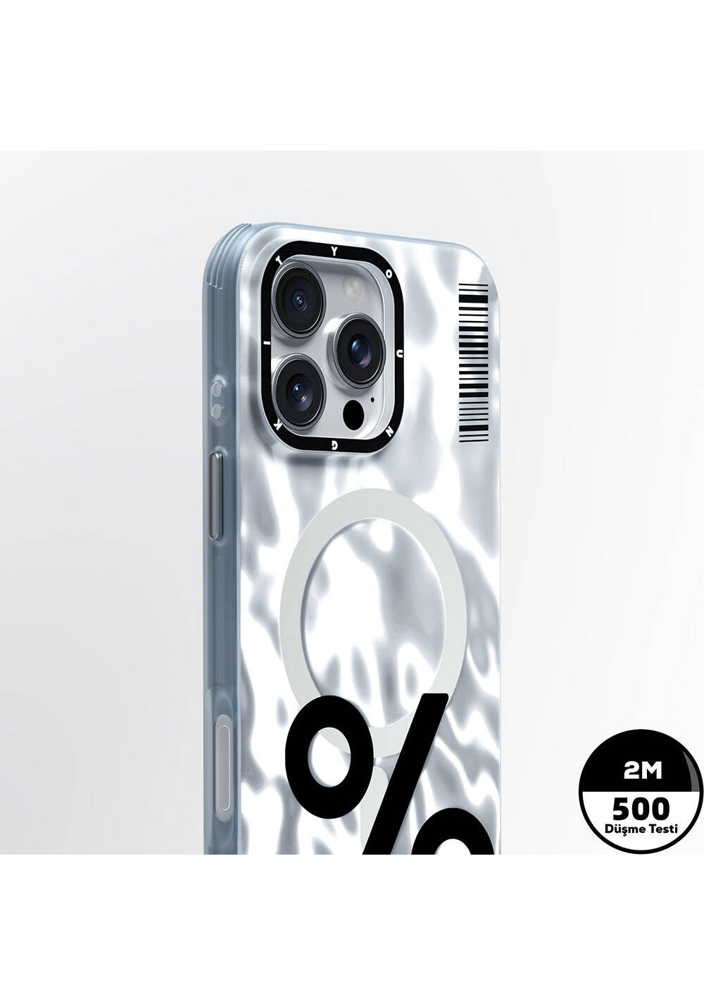 Apple iPhone 16 Pro Kılıf Manyetik Şarj Uyumlu Youngkit Mathematical Serisi Kapak