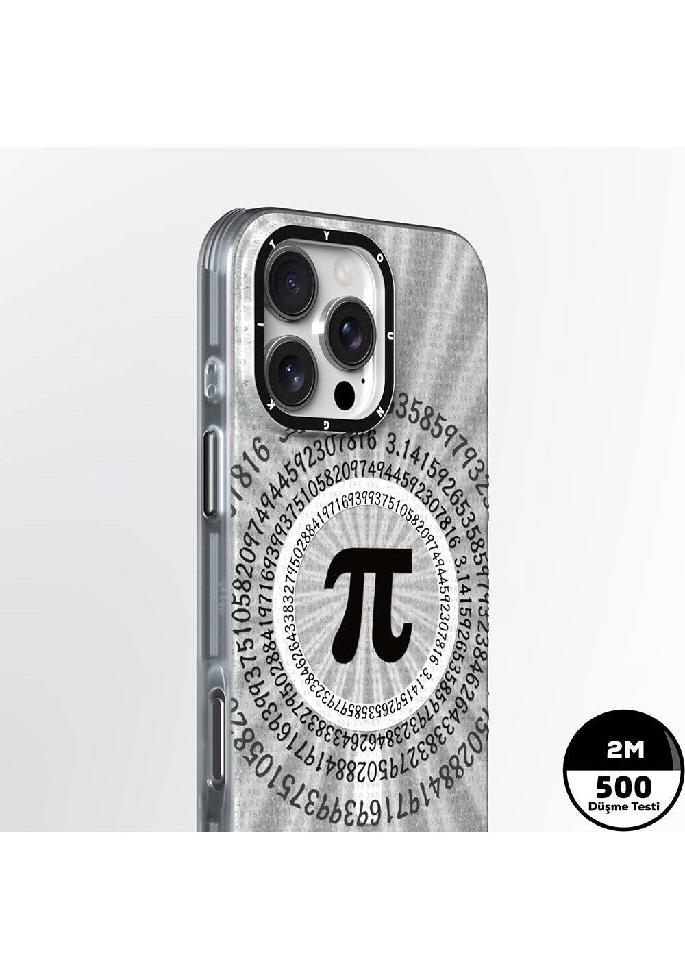 Apple iPhone 16 Pro Kılıf Manyetik Şarj Uyumlu Youngkit Mathematical Serisi Kapak