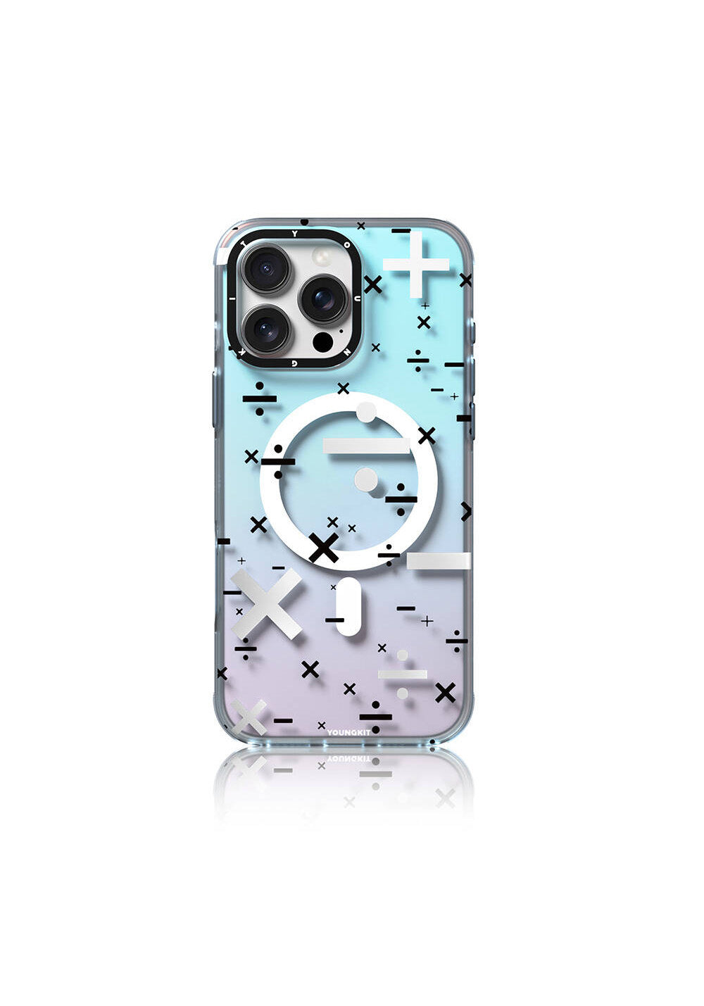 Apple iPhone 16 Pro Kılıf Manyetik Şarj Uyumlu Youngkit Mathematical Serisi Kapak