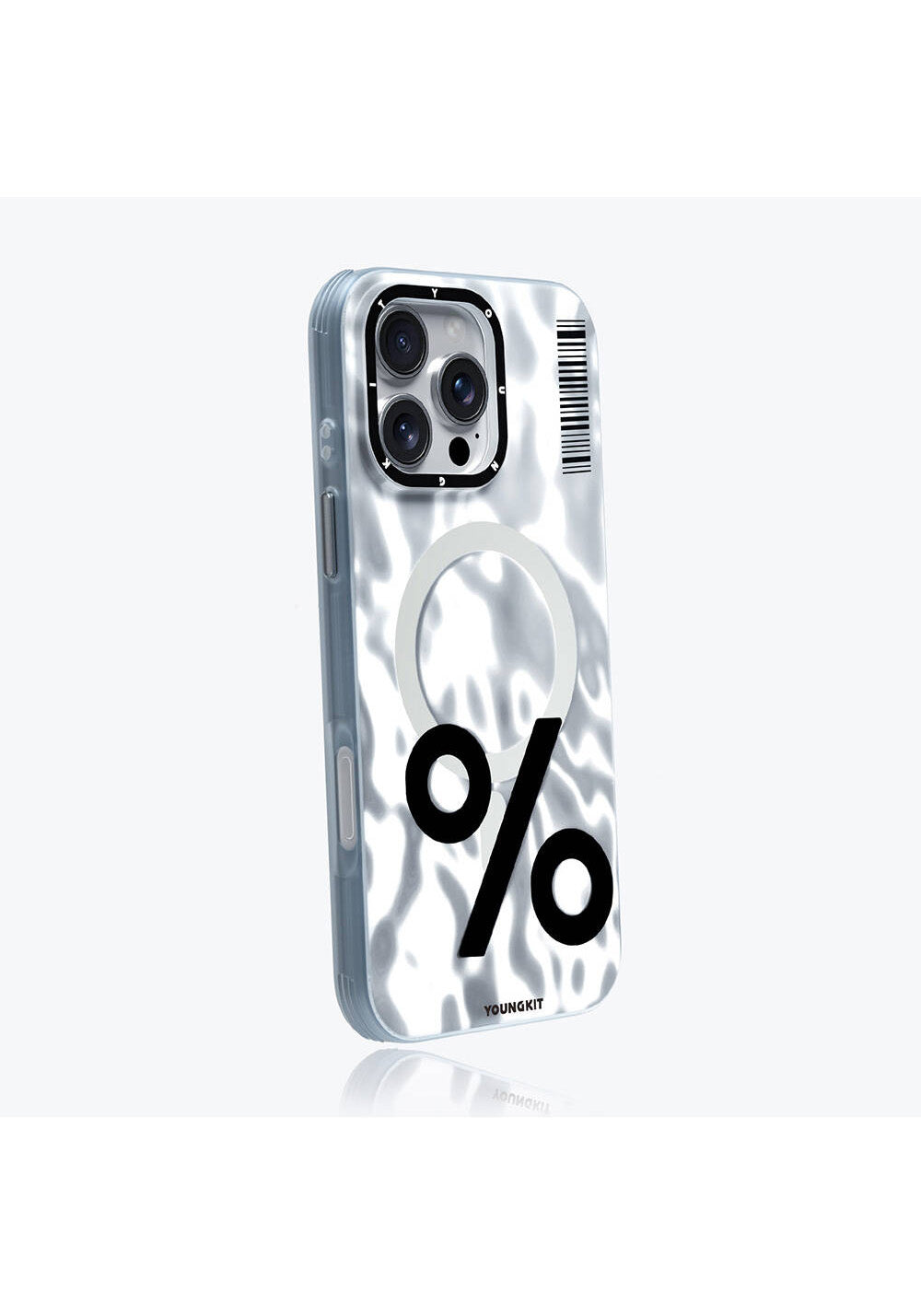 Apple iPhone 16 Pro Kılıf Manyetik Şarj Uyumlu Youngkit Mathematical Serisi Kapak