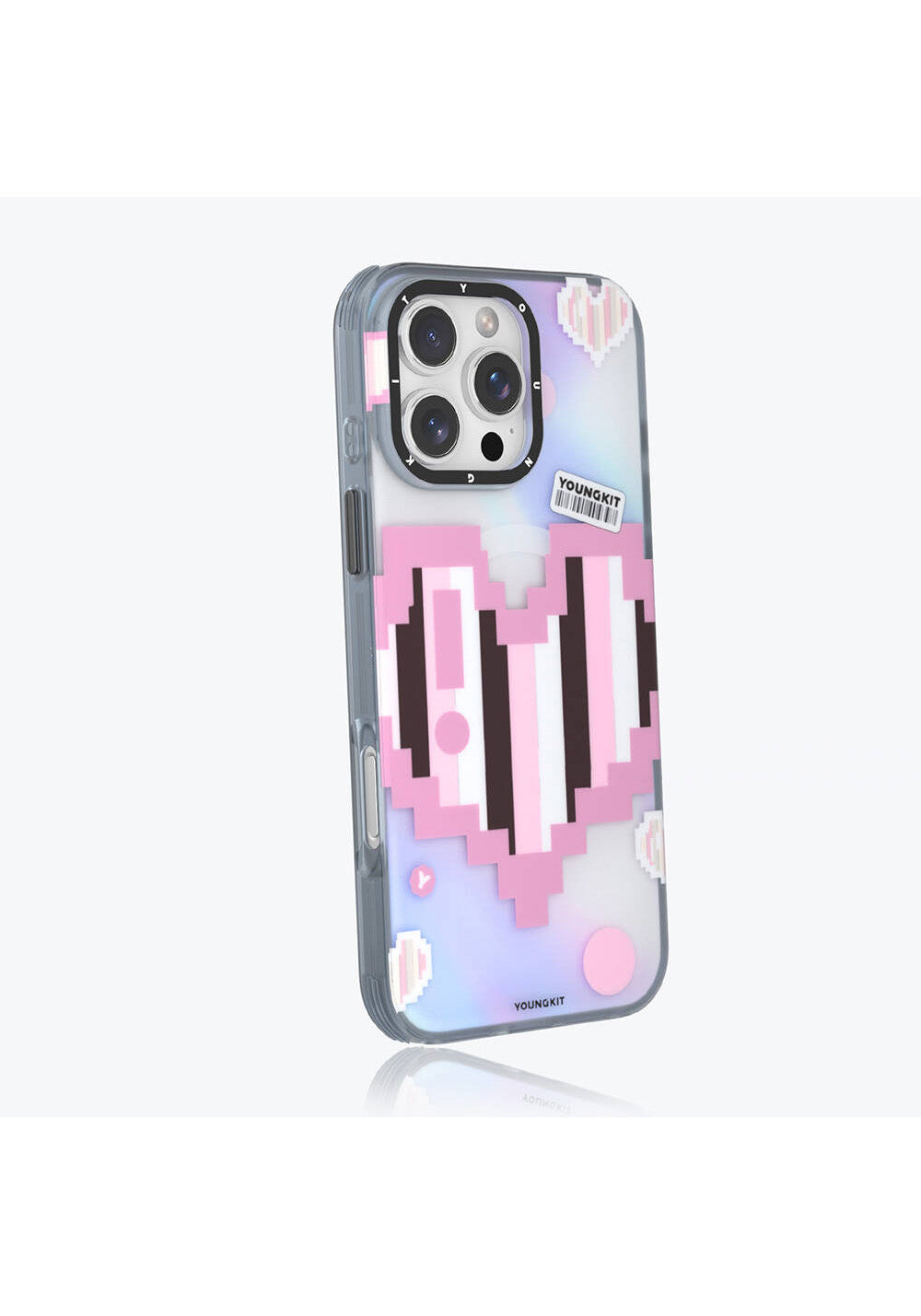 Apple iPhone 16 Pro Kılıf Manyetik Şarj Uyumlu Youngkit Love Serisi Kapak