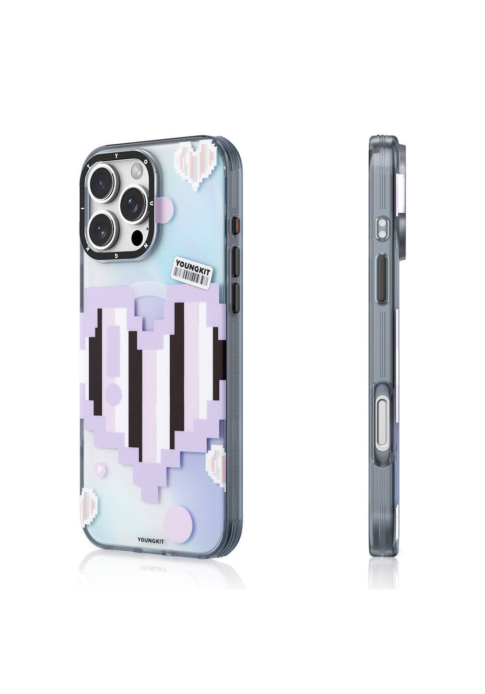 Apple iPhone 16 Pro Max Kılıf Manyetik Şarj Uyumlu Youngkit Love Serisi Kapak