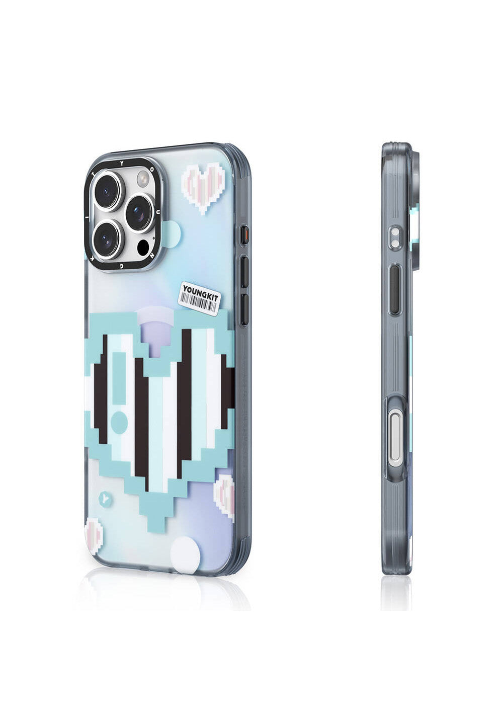 Apple iPhone 16 Pro Max Kılıf Manyetik Şarj Uyumlu Youngkit Love Serisi Kapak