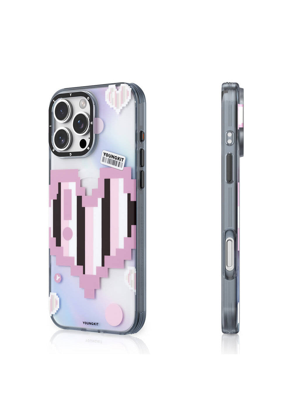 Apple iPhone 16 Pro Max Kılıf Manyetik Şarj Uyumlu Youngkit Love Serisi Kapak