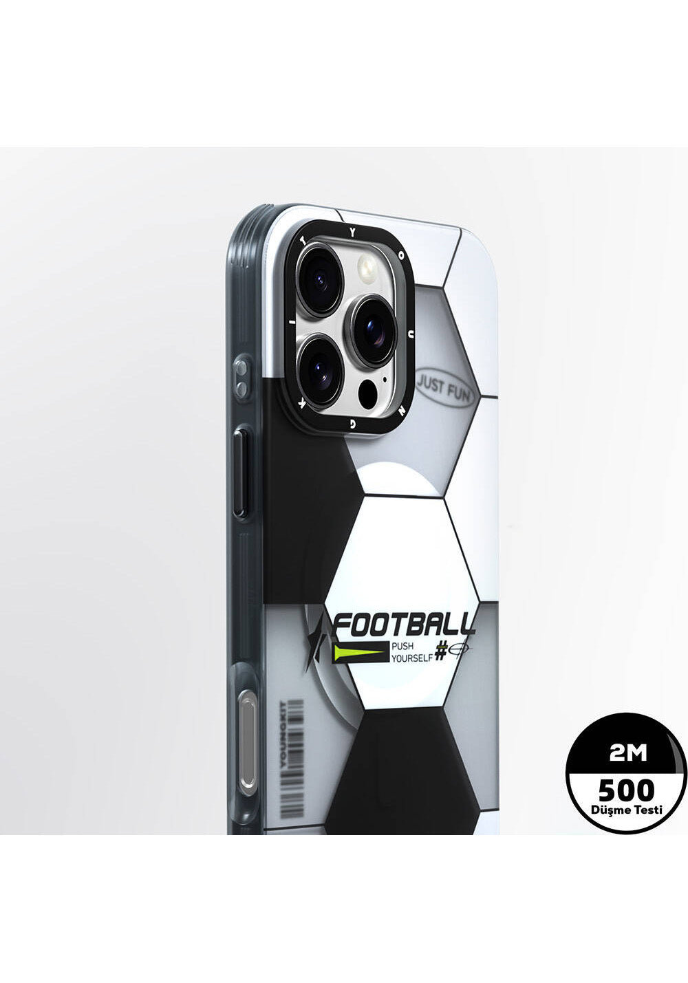 Apple iPhone 16 Pro Kılıf Manyetik Şarj Uyumlu Spor Tasarımlı Youngkit Dynamic Serisi Kapak