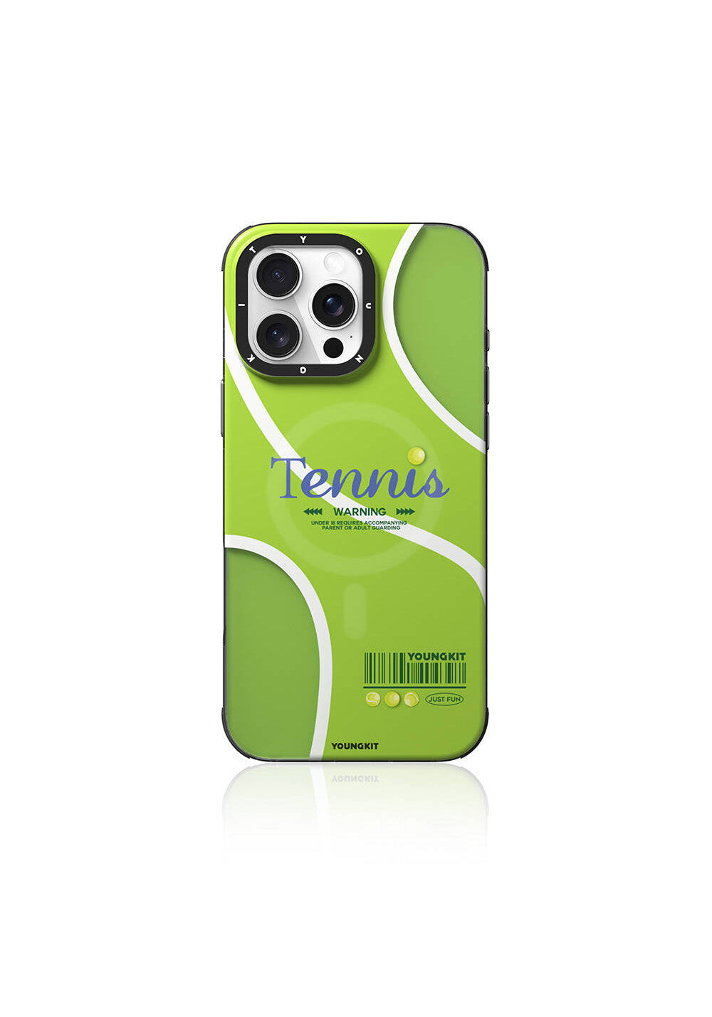 Apple iPhone 16 Pro Max Kılıf Manyetik Şarj Uyumlu Spor Tasarımlı Youngkit Dynamic Serisi Kapak