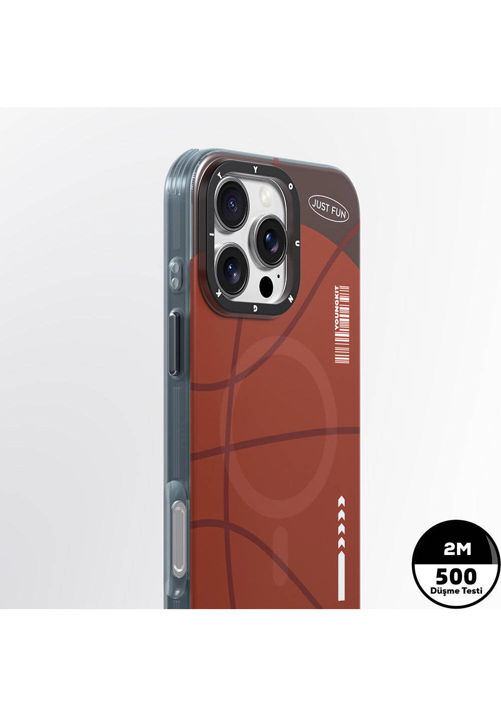 Apple iPhone 16 Pro Max Kılıf Manyetik Şarj Uyumlu Spor Tasarımlı Youngkit Dynamic Serisi Kapak