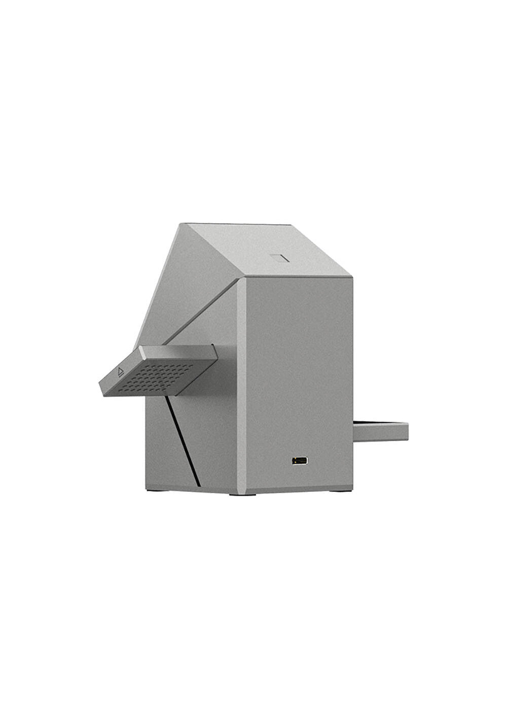 Recci RCW-47 Geometry Serisi Qi2 Şarj Teknolojili Rubik Küp Ambiyans Işıklı Telefon&Akıllı Saat&Kulaklık 15W 3in1 Kablosuz Şarj Standı