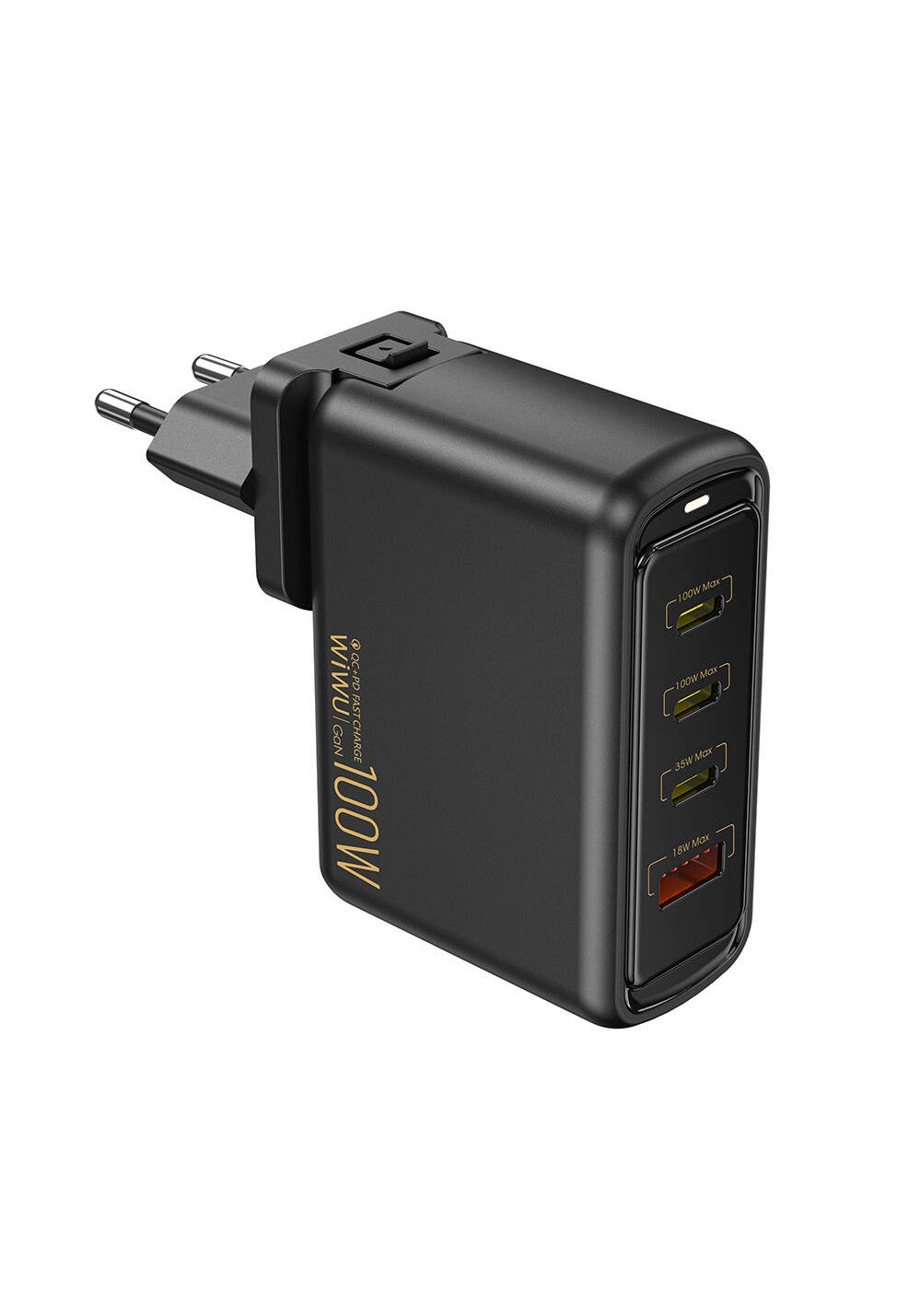 Wiwu Wi-U022W Warrior Serisi GaN Teknolojili 100W QC+PD Universal Hızlı Şarj Başlığı