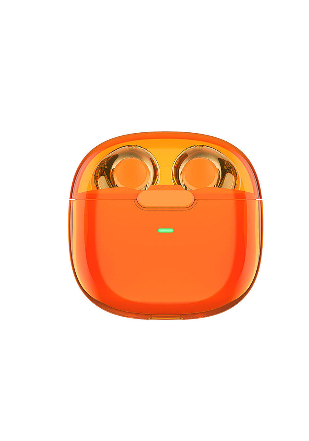 Recci REP-W50 Şeffaf Tasarım Hi-Fi Ses Kaliteli Bluetooth v5.3 Amber Serisi Kulak İçi Kulaklık