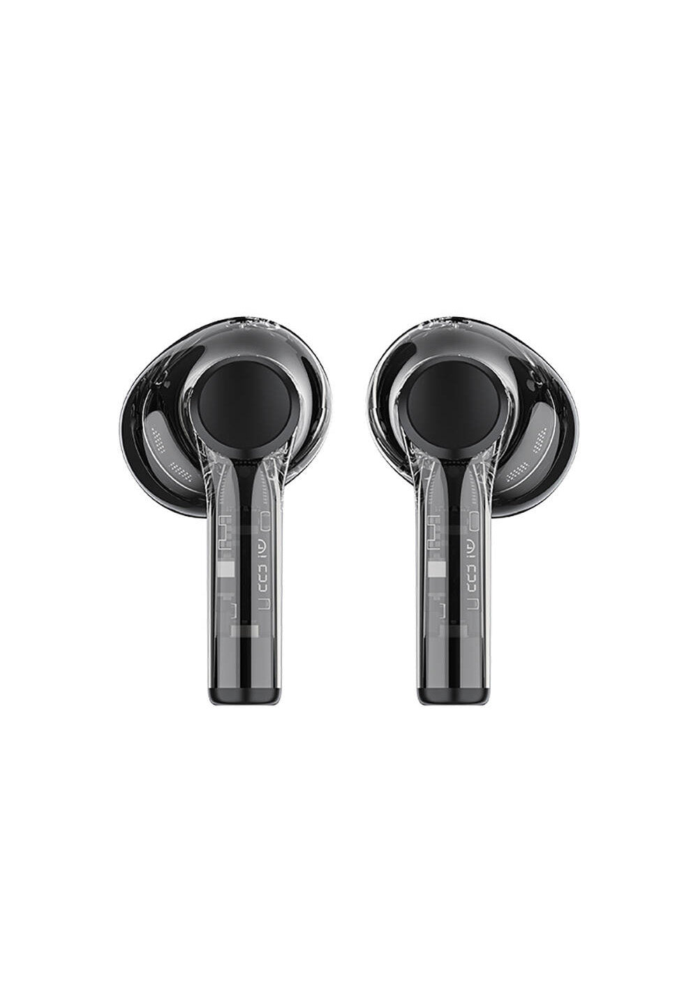 Recci REP-W50 Şeffaf Tasarım Hi-Fi Ses Kaliteli Bluetooth v5.3 Amber Serisi Kulak İçi Kulaklık