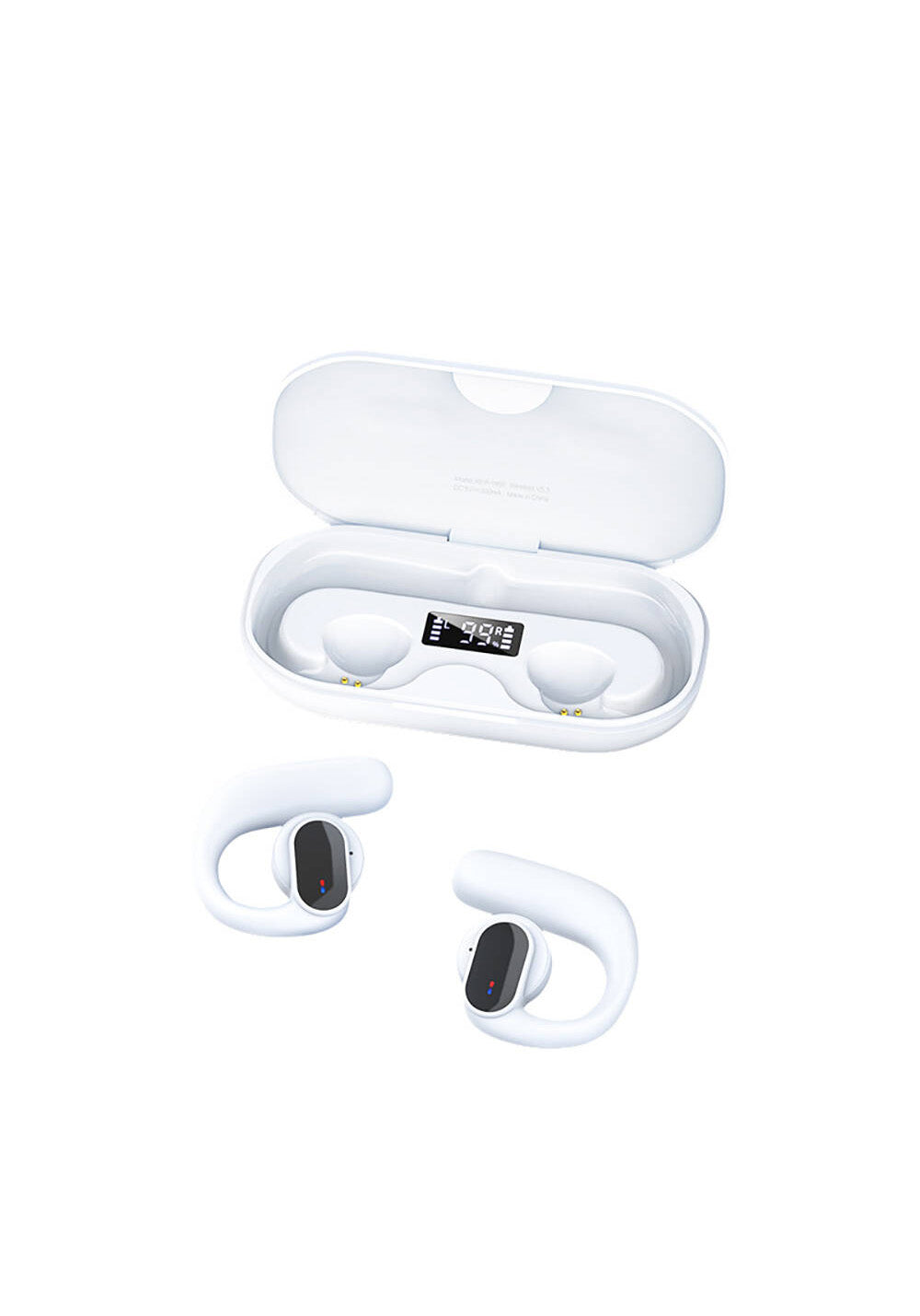 Recci REP-W60 Angel Serisi Dijital LED Göstergeli Hi-Fi Ses Kaliteli TWS Kulak İçi Bluetooth v5.3 Kulaklık