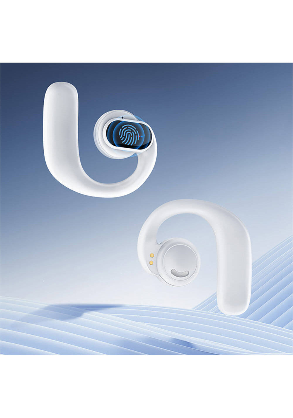 Recci REP-W60 Angel Serisi Dijital LED Göstergeli Hi-Fi Ses Kaliteli TWS Kulak İçi Bluetooth v5.3 Kulaklık