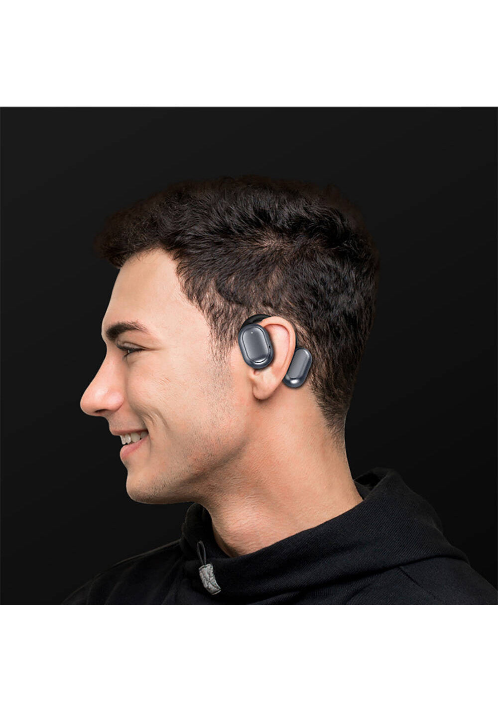 Recci REP-W76 OWS Wireless Hi-Fi Ses Kaliteli Dijital Led Göstergeli Bluetooth v5.3 Elegant Serisi Kulak İçi Kulaklık