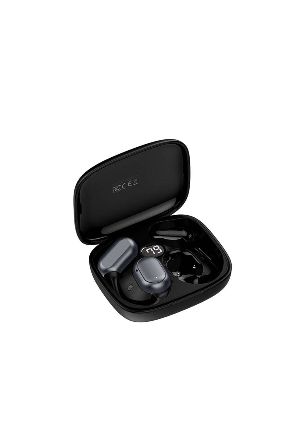 Recci REP-W76 OWS Wireless Hi-Fi Ses Kaliteli Dijital Led Göstergeli Bluetooth v5.3 Elegant Serisi Kulak İçi Kulaklık