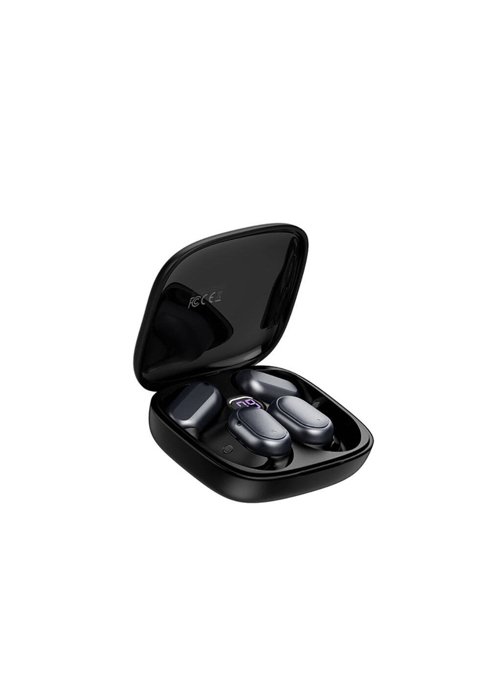 Recci REP-W76 OWS Wireless Hi-Fi Ses Kaliteli Dijital Led Göstergeli Bluetooth v5.3 Elegant Serisi Kulak İçi Kulaklık