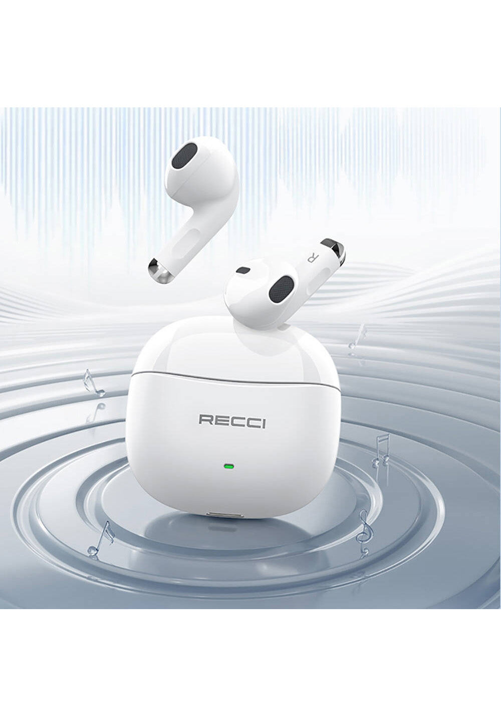 Recci REP-W81 Melody Serisi Hi-Fi Ses Kaliteli TWS Kulak İçi Bluetooth v5.3 Kulaklık