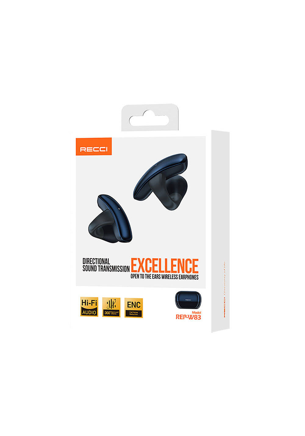 Recci REP-W83 Excellence Serisi ENC Teknolojili Hi-Fi Ses Kaliteli TWS Kulak İçi Bluetooth v5.3 Kulaklık