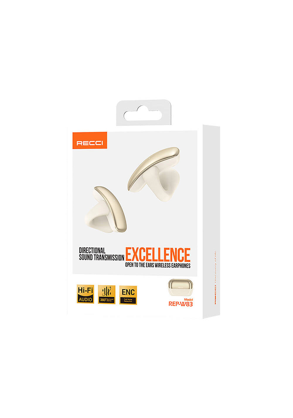 Recci REP-W83 Excellence Serisi ENC Teknolojili Hi-Fi Ses Kaliteli TWS Kulak İçi Bluetooth v5.3 Kulaklık
