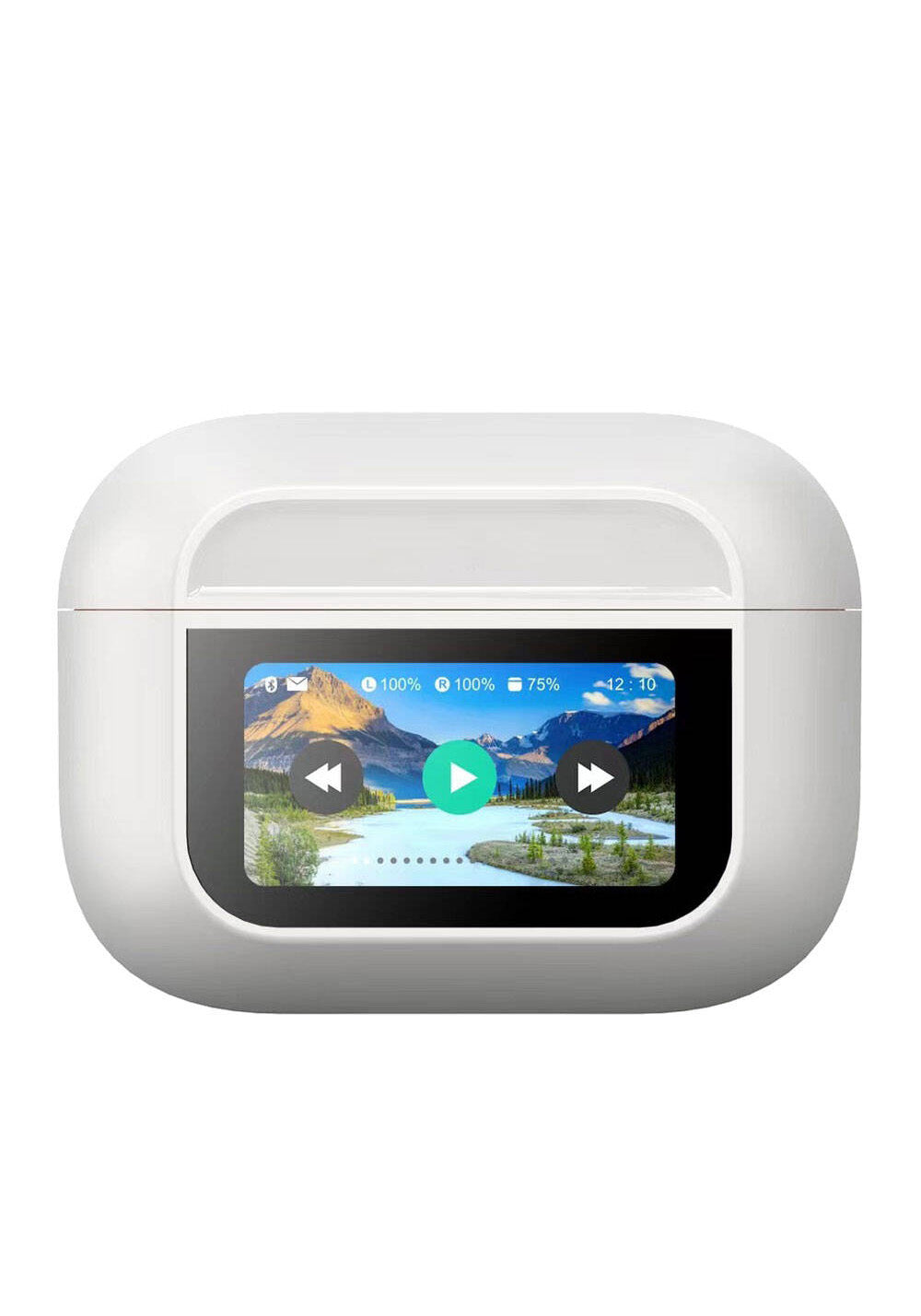 Lapas BTK-ZR76 ANC Özellikli Dokunmatik LCD Ekranlı TWS Kulak İçi Bluetooth v5.4 Kulaklık