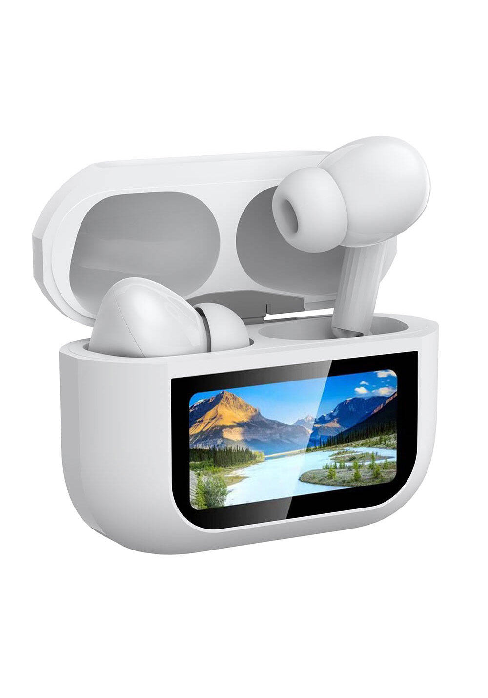 Lapas BTK-ZR76 ANC Özellikli Dokunmatik LCD Ekranlı TWS Kulak İçi Bluetooth v5.4 Kulaklık