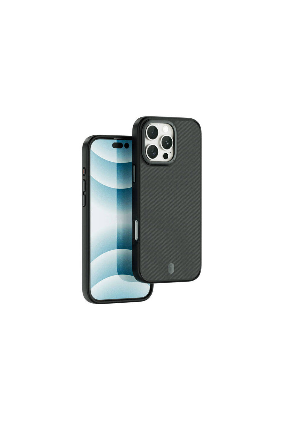 Apple iPhone 16 Pro Kılıf Wiwu DCC-205 Manyetik Şarj Uyumlu Aramid Fiber Tasarım Kapak