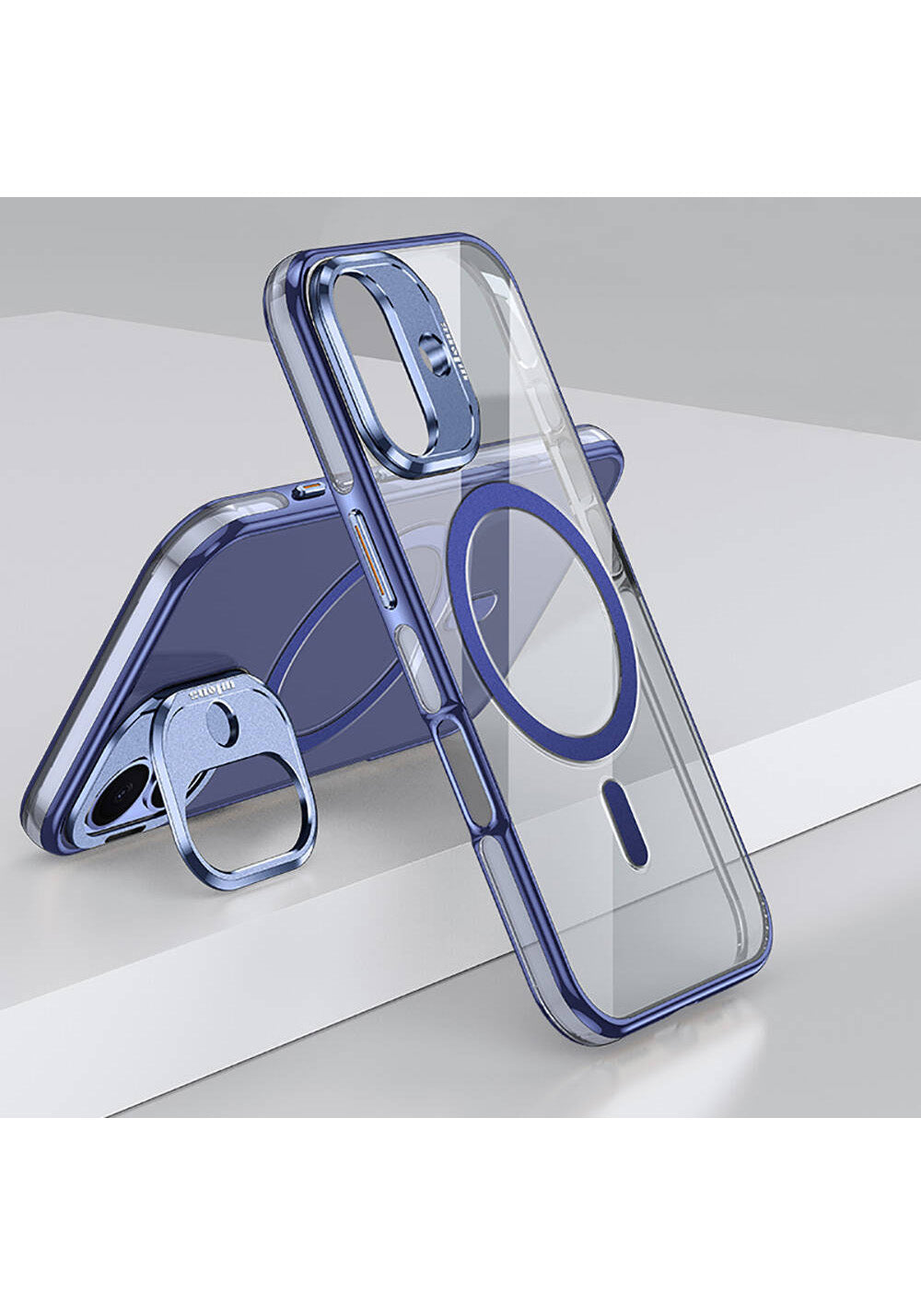 Apple iPhone 16 Kılıf Manyetik Şarj Uyumlu Wlons Standlı Efsane Kapak
