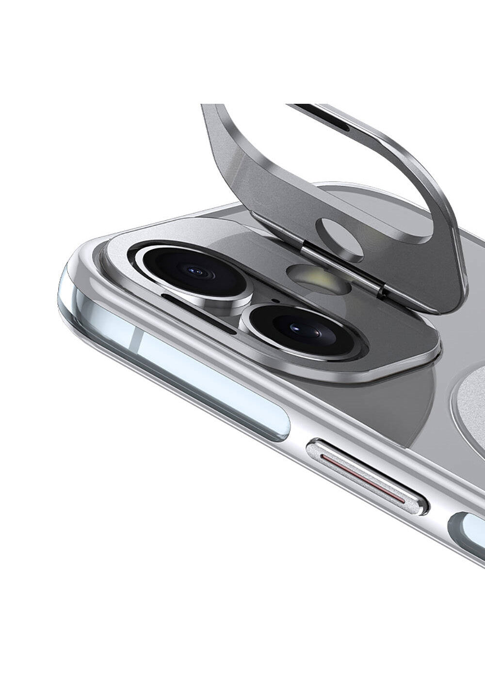 Apple iPhone 16 Plus Kılıf Manyetik Şarj Uyumlu Wlons Standlı Efsane Kapak