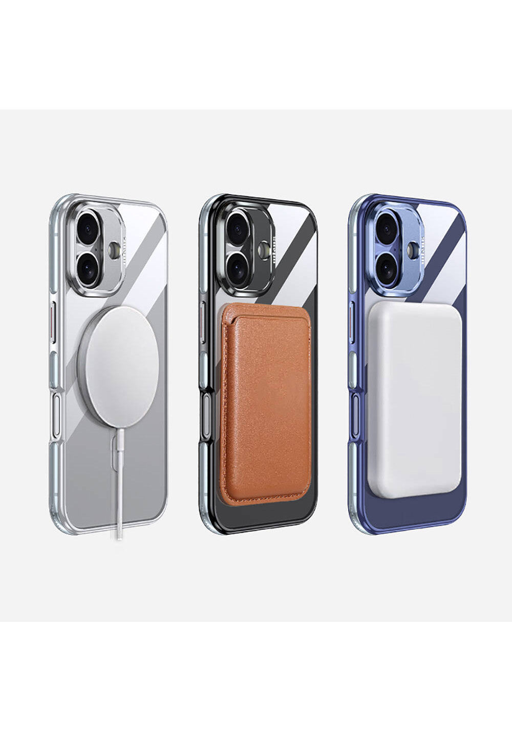 Apple iPhone 16 Plus Kılıf Manyetik Şarj Uyumlu Wlons Standlı Efsane Kapak
