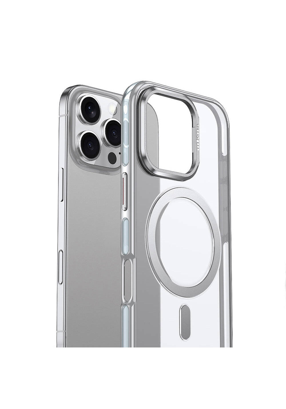 Apple iPhone 16 Pro Kılıf Manyetik Şarj Uyumlu Wlons Standlı Efsane Kapak