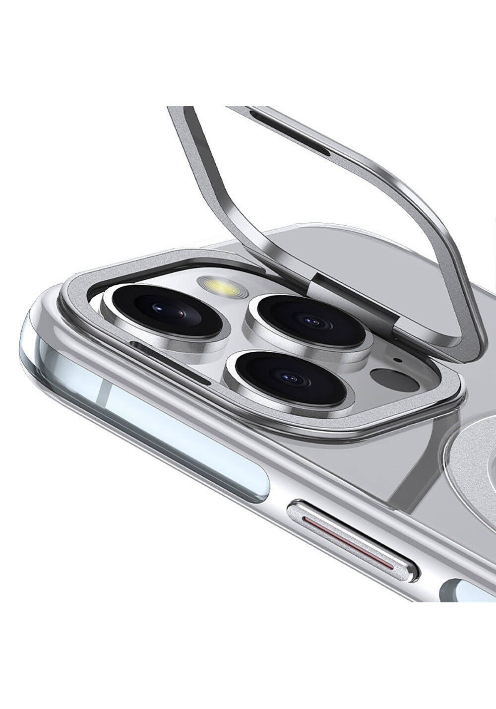 Apple iPhone 16 Pro Kılıf Manyetik Şarj Uyumlu Wlons Standlı Efsane Kapak