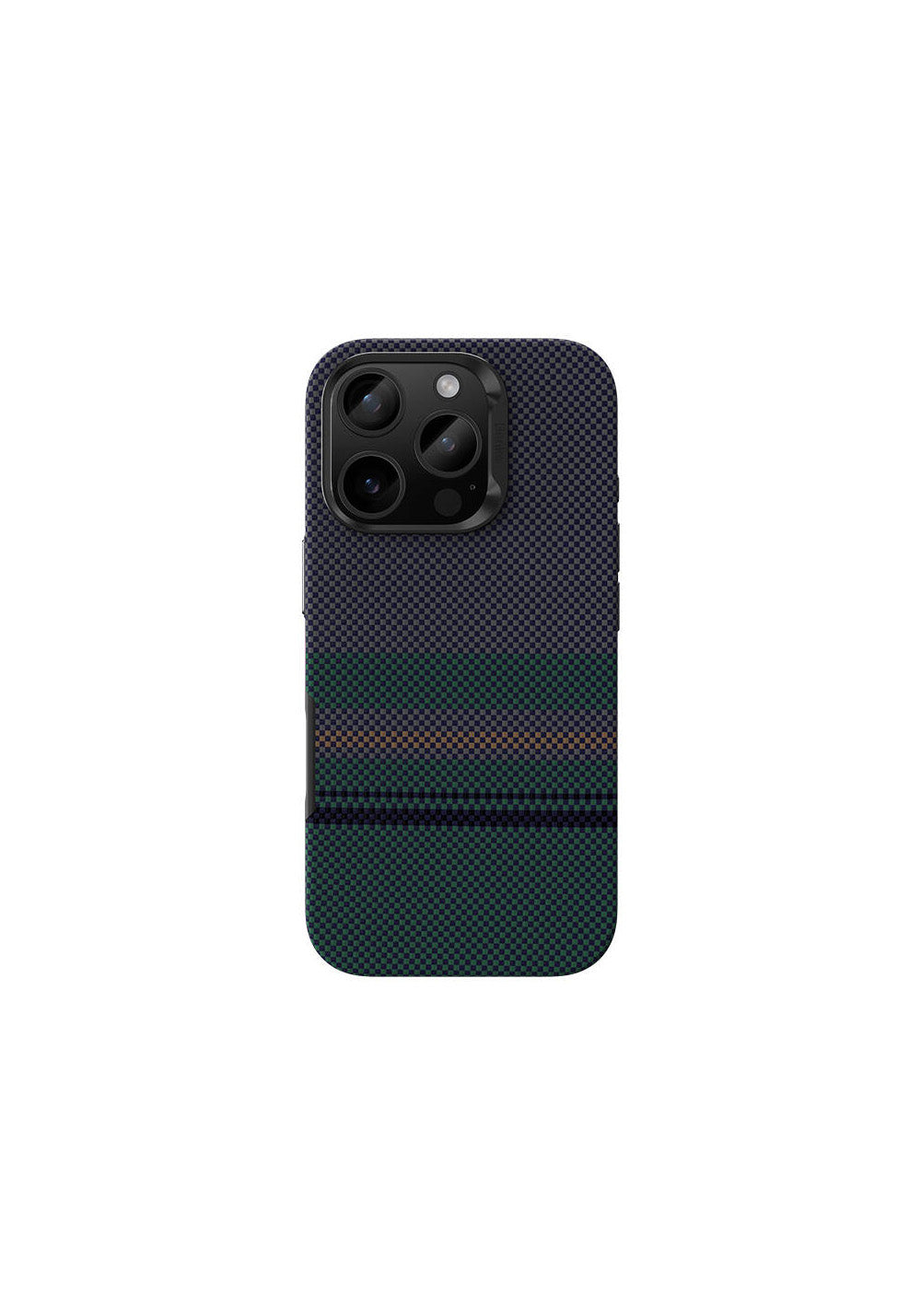 Apple iPhone 16 Pro Max Kılıf Manyetik Şarj Uyumlu Karbon Fiber Tasarımlı Benks Aurora ArmorPro Kevlar Kapak