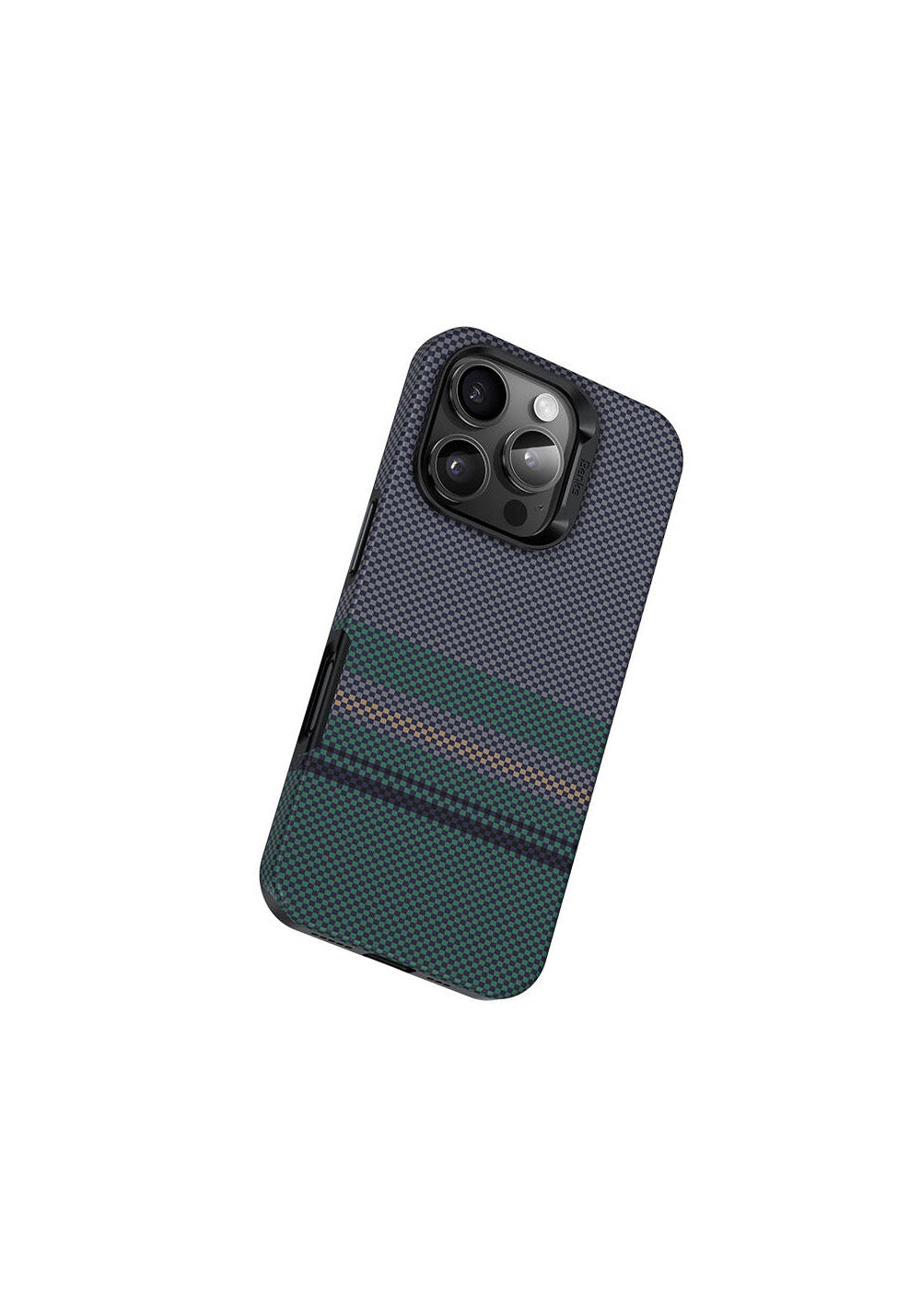 Apple iPhone 16 Pro Max Kılıf Manyetik Şarj Uyumlu Karbon Fiber Tasarımlı Benks Aurora ArmorPro Kevlar Kapak