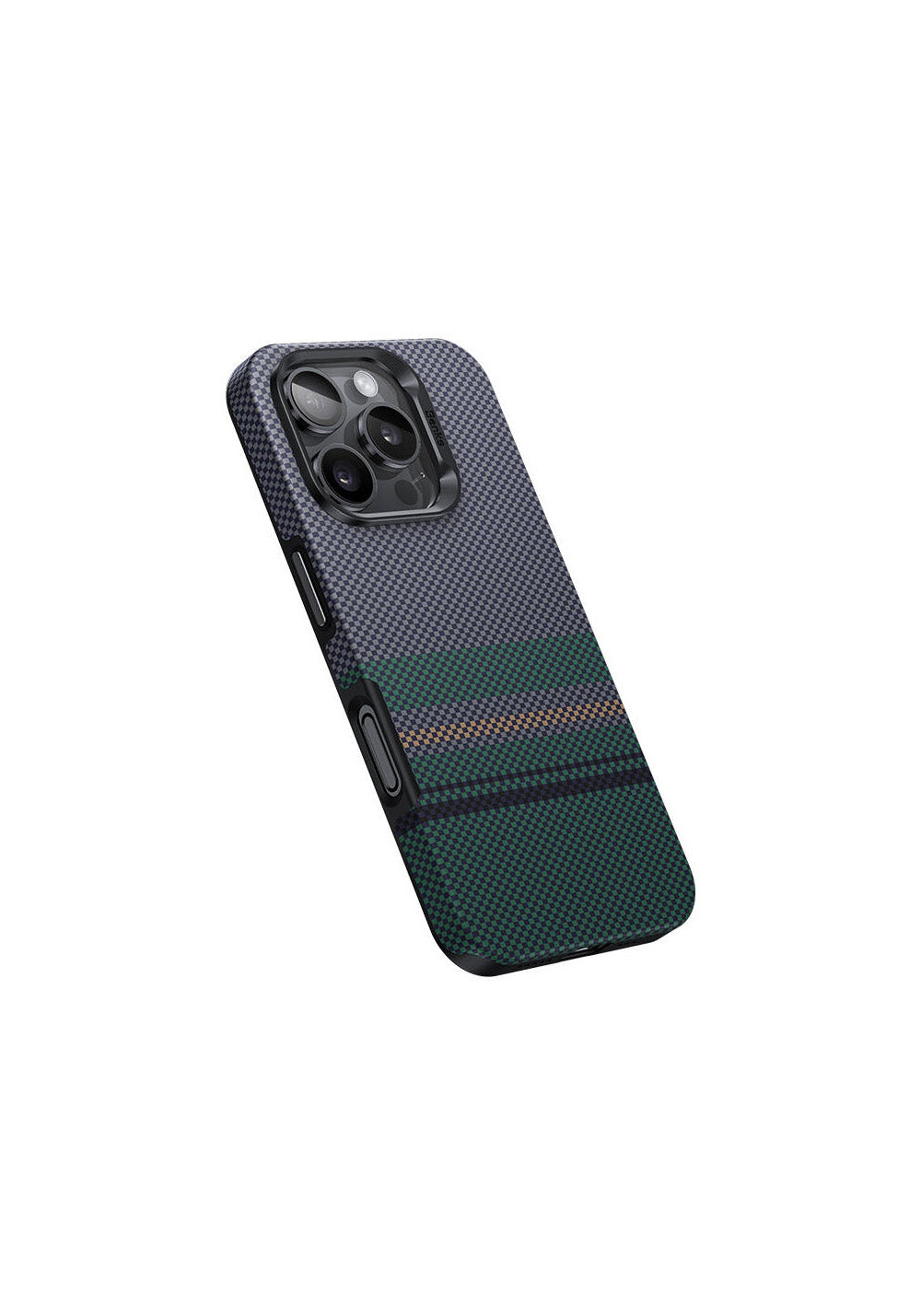Apple iPhone 16 Pro Max Kılıf Manyetik Şarj Uyumlu Karbon Fiber Tasarımlı Benks Aurora ArmorPro Kevlar Kapak