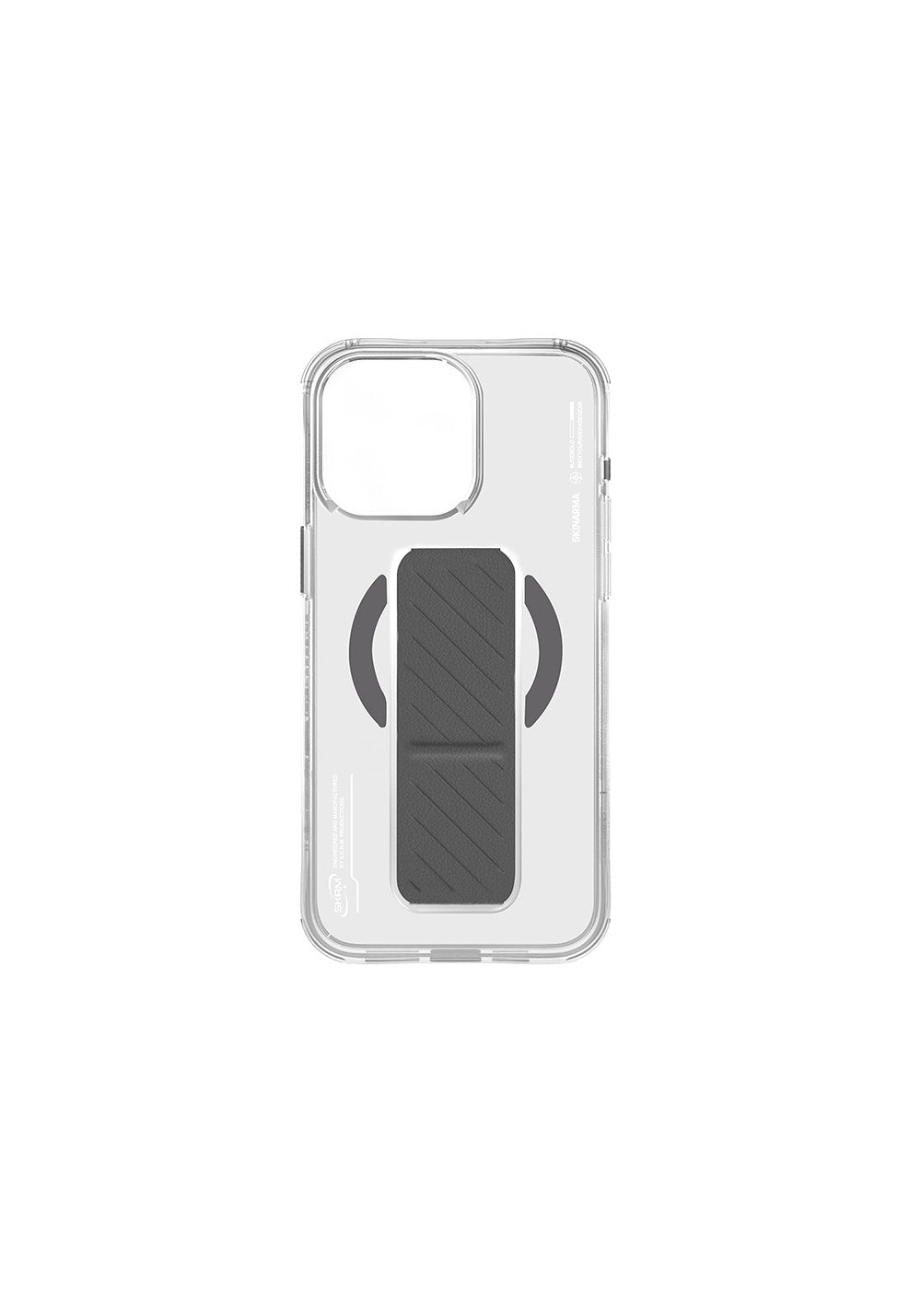 Apple iPhone 16 Pro Max Kılıf Manyetik Şarj Uyumlu Teknoloji Desenli Standlı Skinarma Axon Kapak