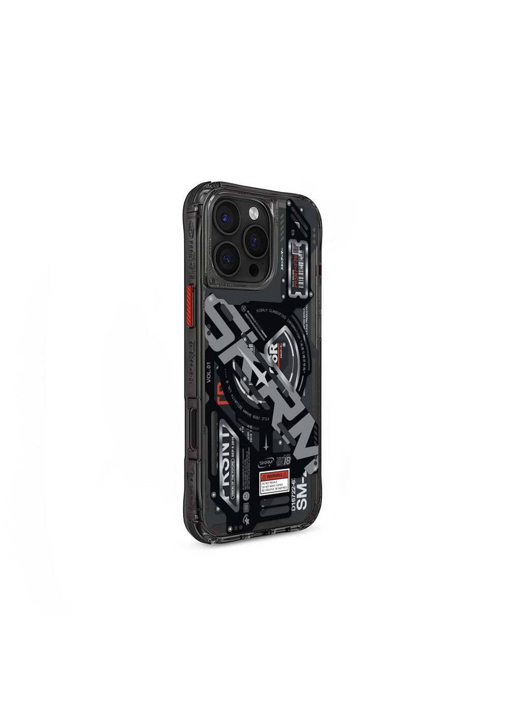 Apple iPhone 16 Pro Max Kılıf Manyetik Şarj Uyumlu Katmanlı Makine Temalı SkinArma Ekho Kapak