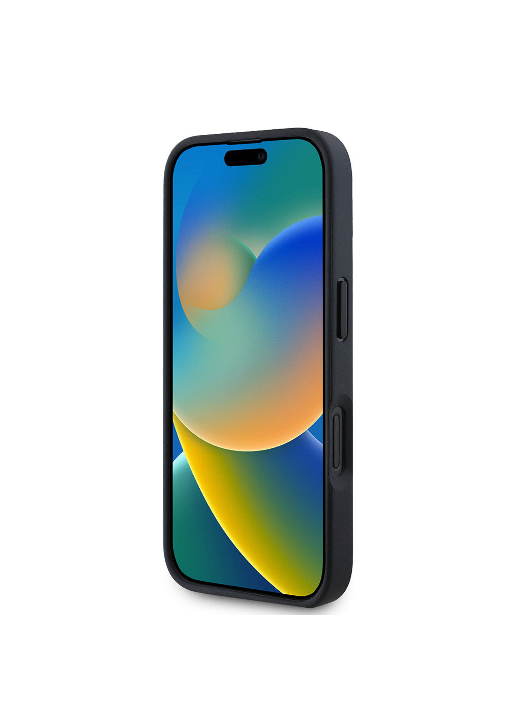 Apple iPhone 16 Plus Kılıf BMW Orijinal Lisanslı Manyetik Şarj Uyumlu M Logolu Üç Çizgili Delikli Deri Kapak