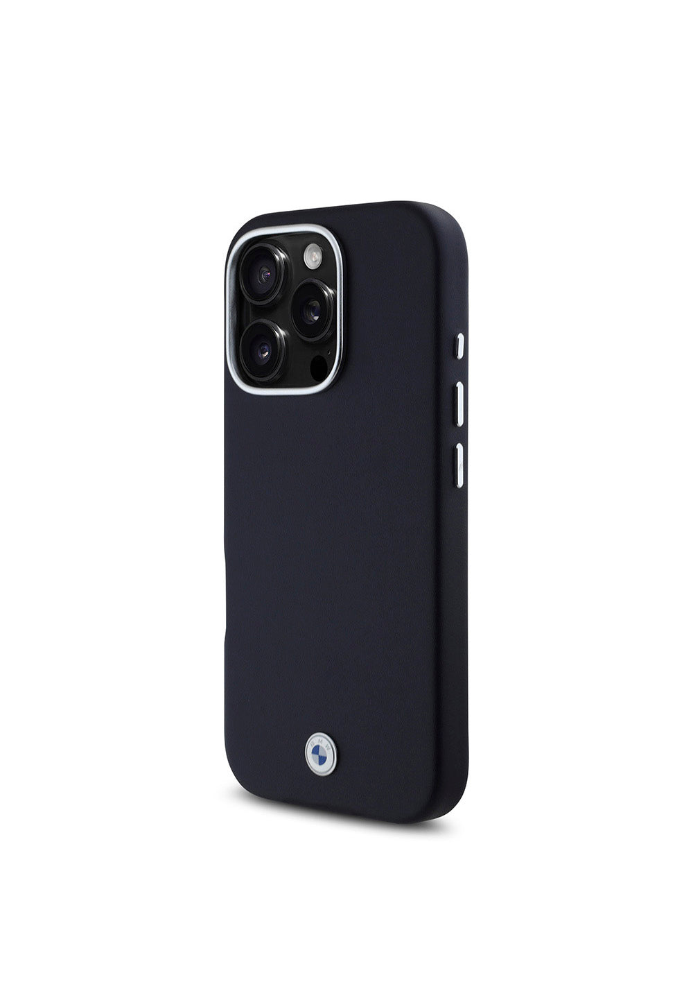 Apple iPhone 16 Pro Kılıf BMW Orijinal Lisanslı Manyetik Şarj Uyumlu Metal Logolu Tam Kaplama Deri Kapak