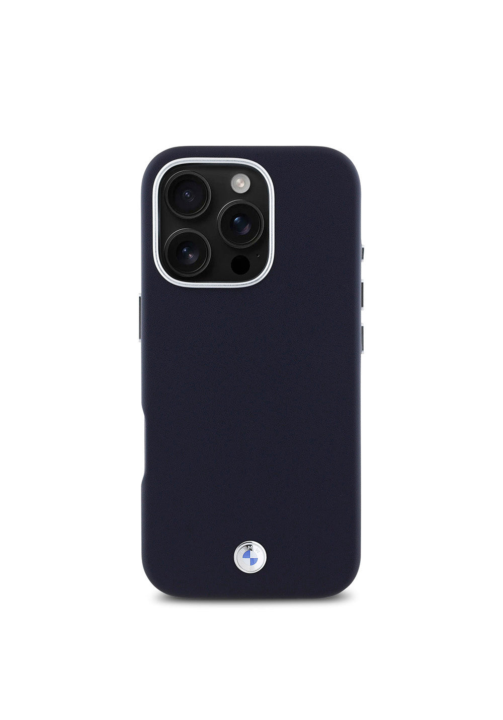 Apple iPhone 16 Pro Kılıf BMW Orijinal Lisanslı Manyetik Şarj Uyumlu Metal Logolu Tam Kaplama Deri Kapak