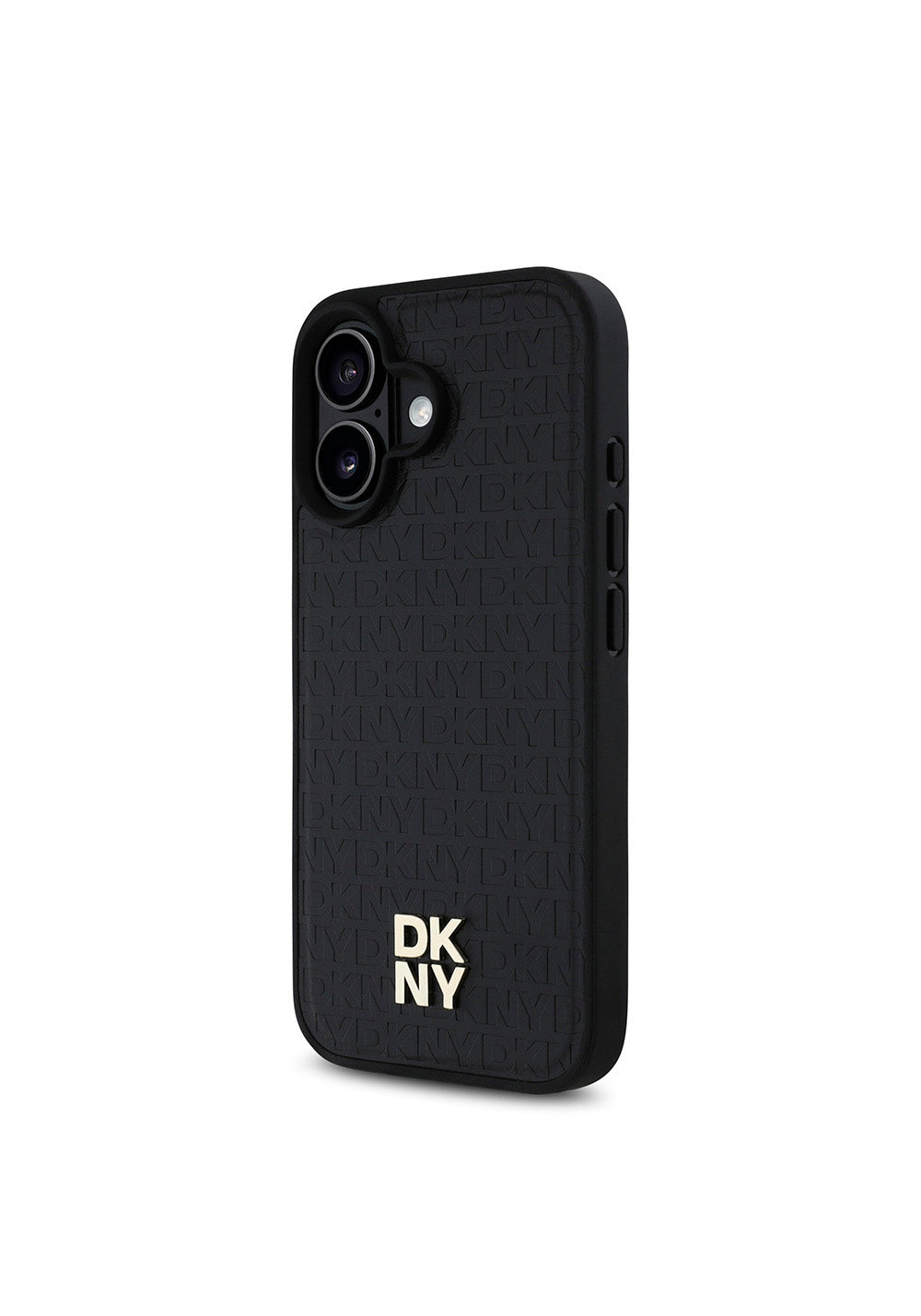 Apple iPhone 16 Kılıf DKNY Orijinal Lisanslı Manyetik Şarj Uyumlu 3D Yazılı Repeat Pattern Kapak