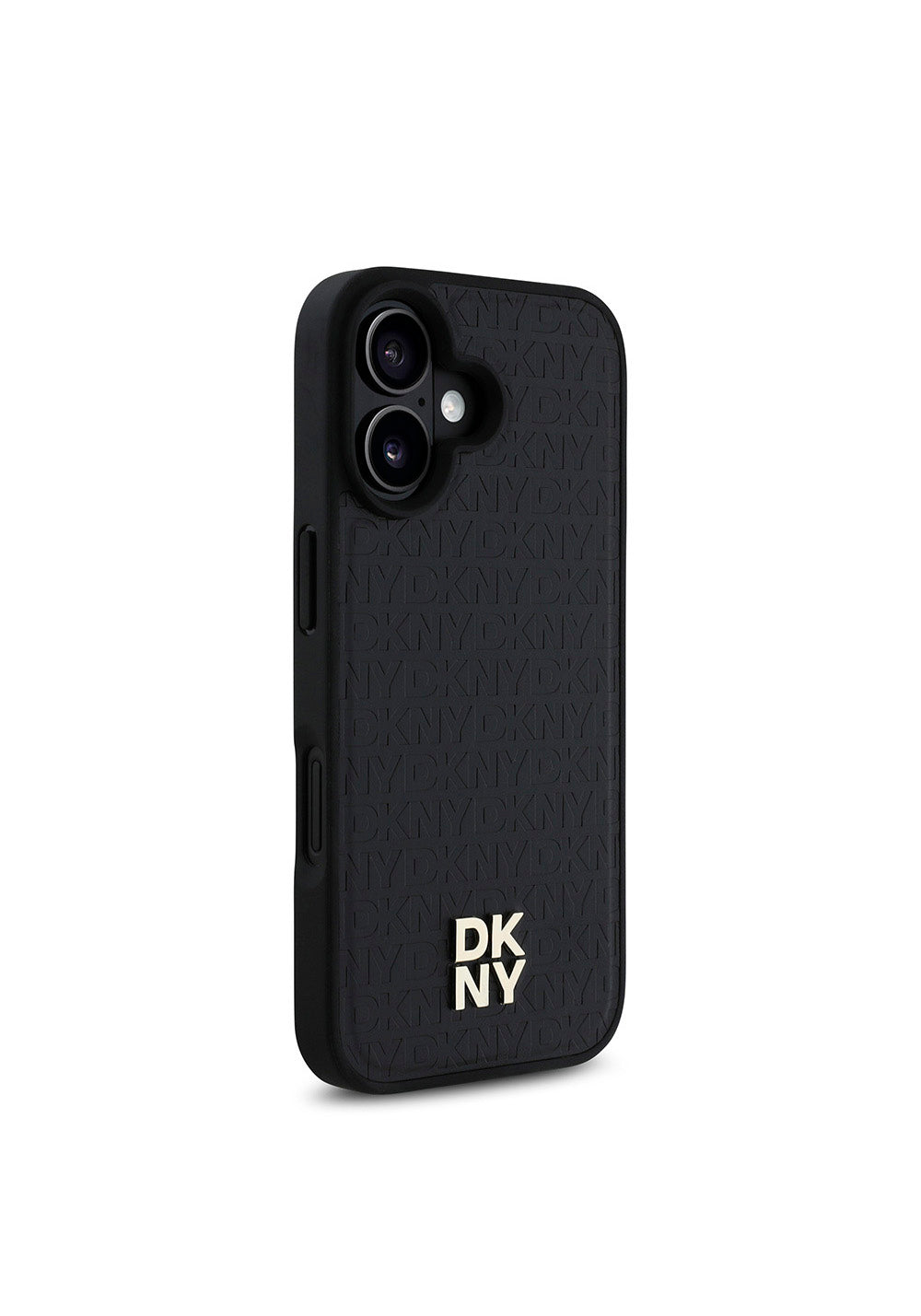 Apple iPhone 16 Kılıf DKNY Orijinal Lisanslı Manyetik Şarj Uyumlu 3D Yazılı Repeat Pattern Kapak