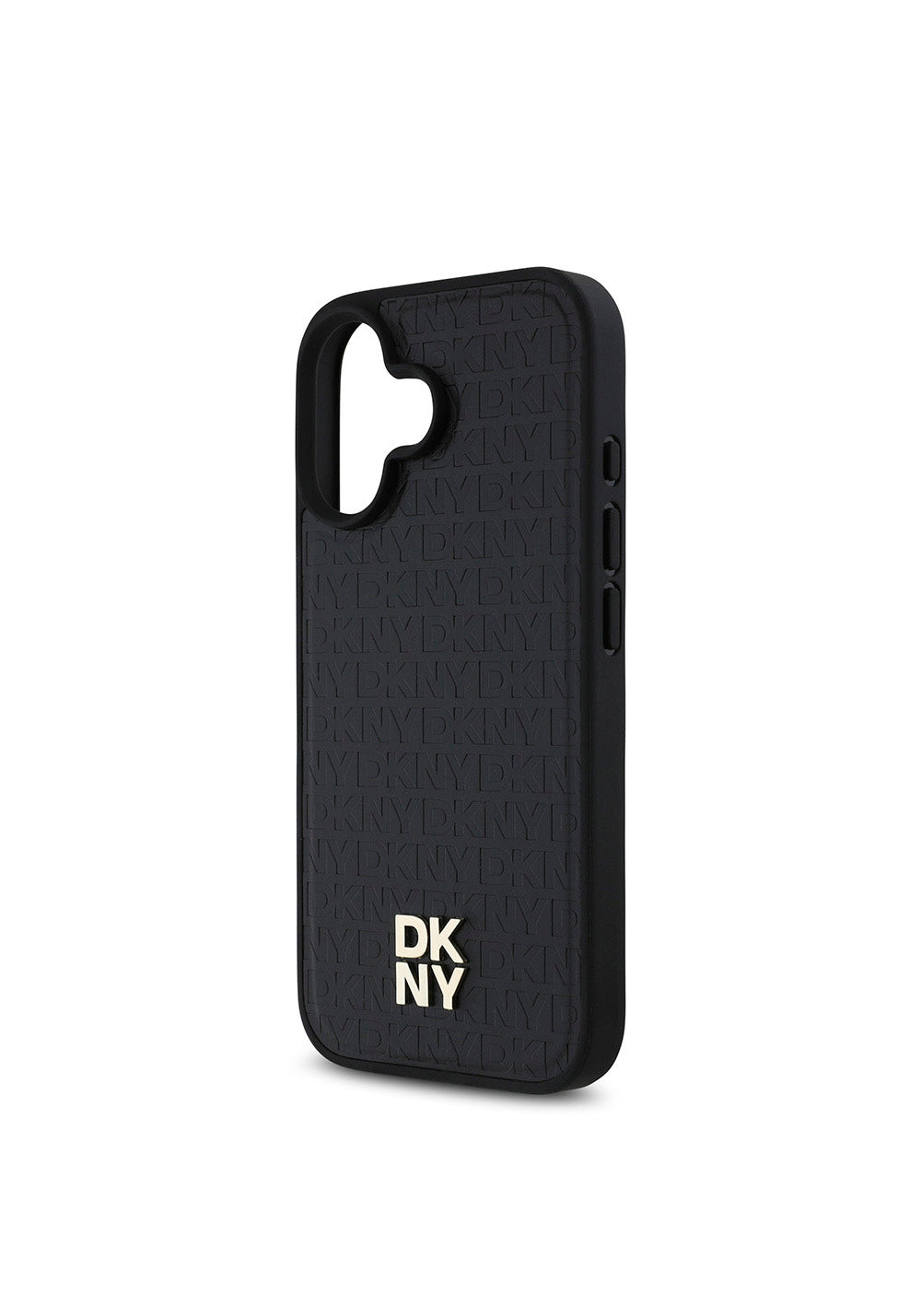 Apple iPhone 16 Kılıf DKNY Orijinal Lisanslı Manyetik Şarj Uyumlu 3D Yazılı Repeat Pattern Kapak
