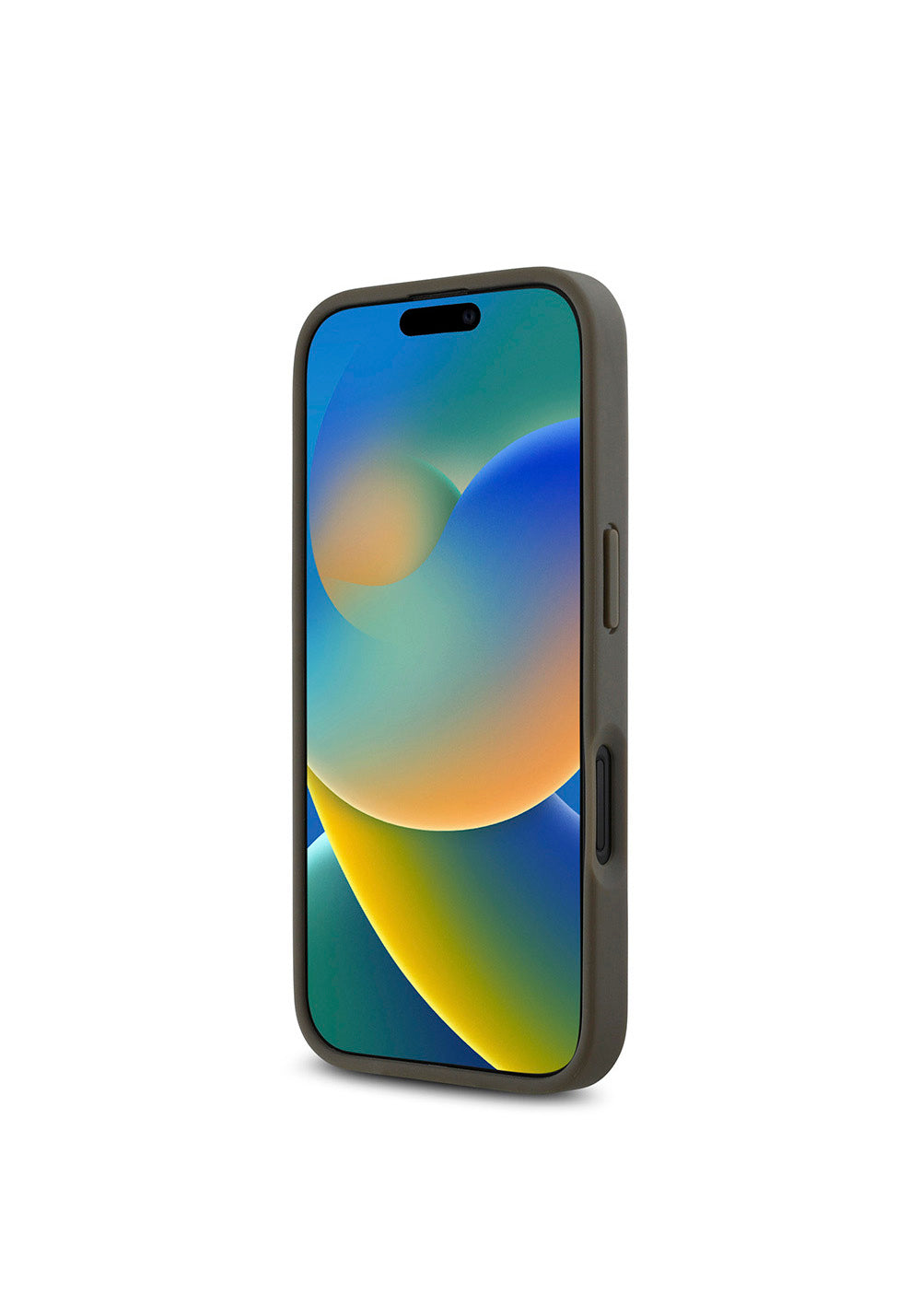 Apple iPhone 16 Kılıf DKNY Orijinal Lisanslı Manyetik Şarj Uyumlu 3D Yazılı Repeat Pattern Kapak
