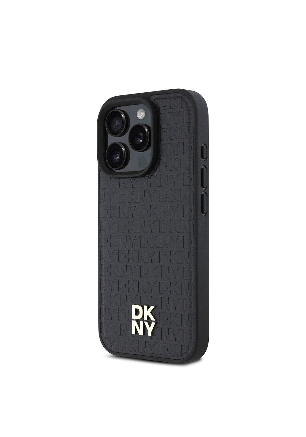 Apple iPhone 16 Pro Kılıf DKNY Orijinal Lisanslı Manyetik Şarj Uyumlu 3D Yazılı Repeat Pattern Kapak