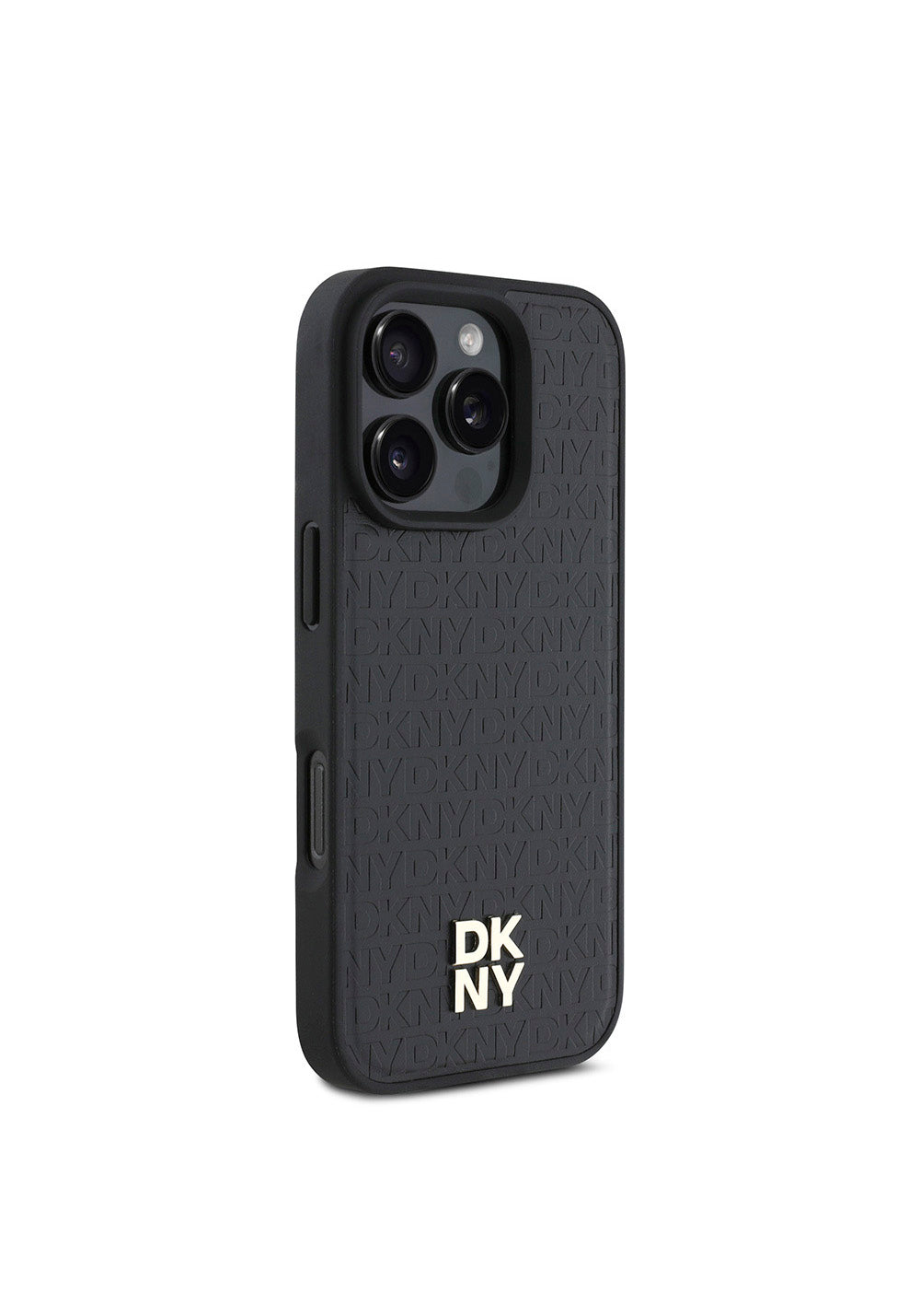 Apple iPhone 16 Pro Kılıf DKNY Orijinal Lisanslı Manyetik Şarj Uyumlu 3D Yazılı Repeat Pattern Kapak