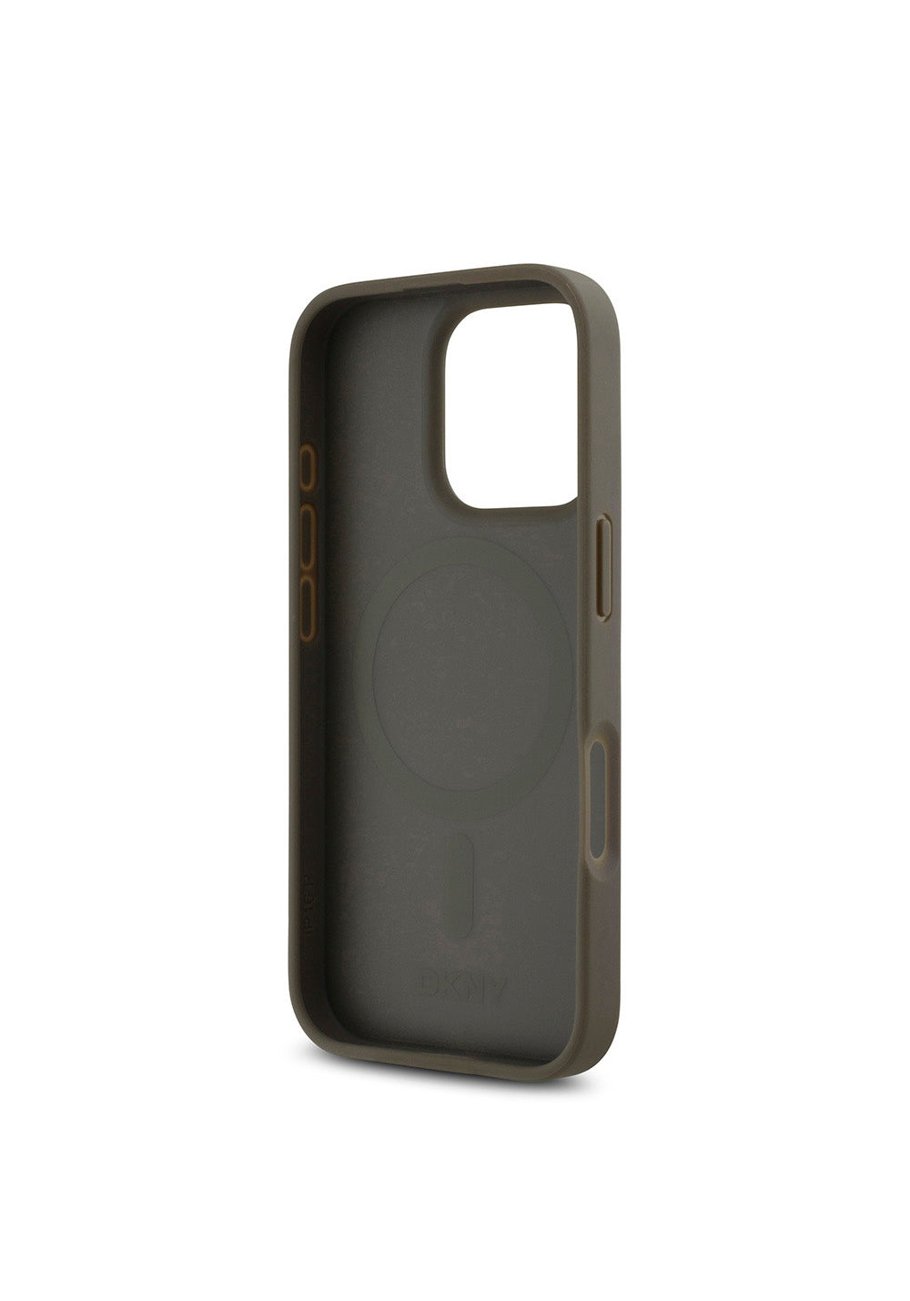 Apple iPhone 16 Pro Max Kılıf DKNY Orijinal Lisanslı Manyetik Şarj Uyumlu 3D Yazılı Repeat Pattern Kapak