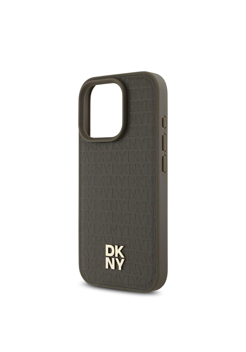 Apple iPhone 16 Pro Max Kılıf DKNY Orijinal Lisanslı Manyetik Şarj Uyumlu 3D Yazılı Repeat Pattern Kapak