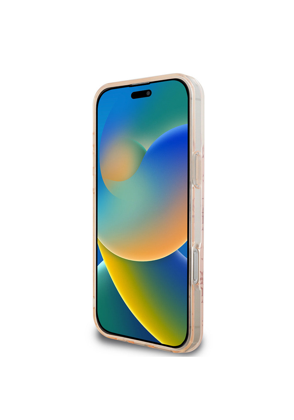 Apple iPhone 16 Pro Max Kılıf Guess Orijinal Lisanslı Manyetik Şarj Uyumlu IML Baskılı Klasik Logolu 4G Desenli Kapak